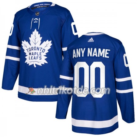 Toronto Maple Leafs Trikot Custom Adidas 2017-2018 Blau Authentic - Herren
